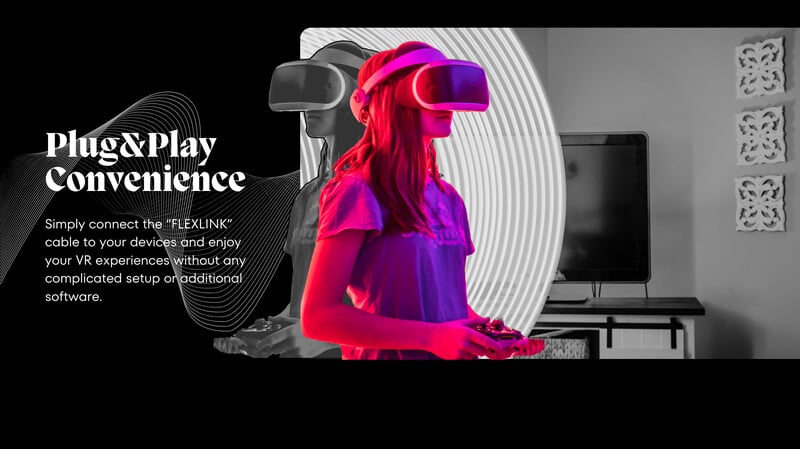 TYCK【FlexiLink】Meta Quest VR Headset Cable VR裝置串流線 5米 (2色) 7