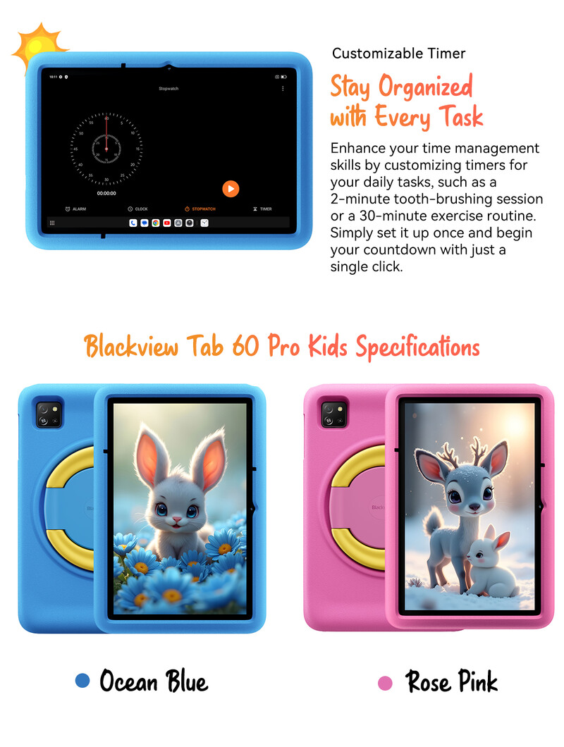 Blackview Tab 60 Pro Kids 兒童平板電腦Tablet For Kids - 一窩Phone