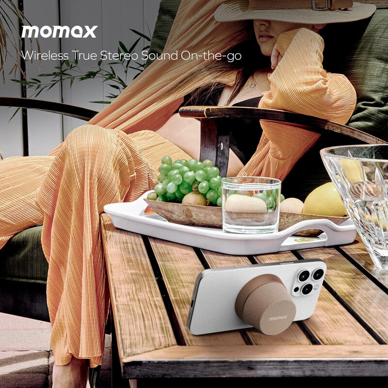 MOMAX 1-Vibe Go 磁吸無線音箱[BS6][7色]【轉數快開倉清貨節】 - MOMAX
