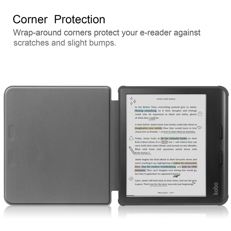 適用於Kobo Libra Colour 7吋電子書閱讀器全包式TPU保護套- 科納斯生活館